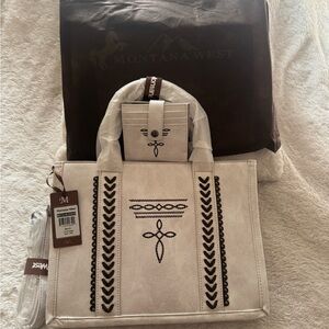 MONTANA WEST WHIPSTITCH TOTE BAG SET